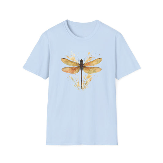 Dragonfly Gold Splash T-shirt
