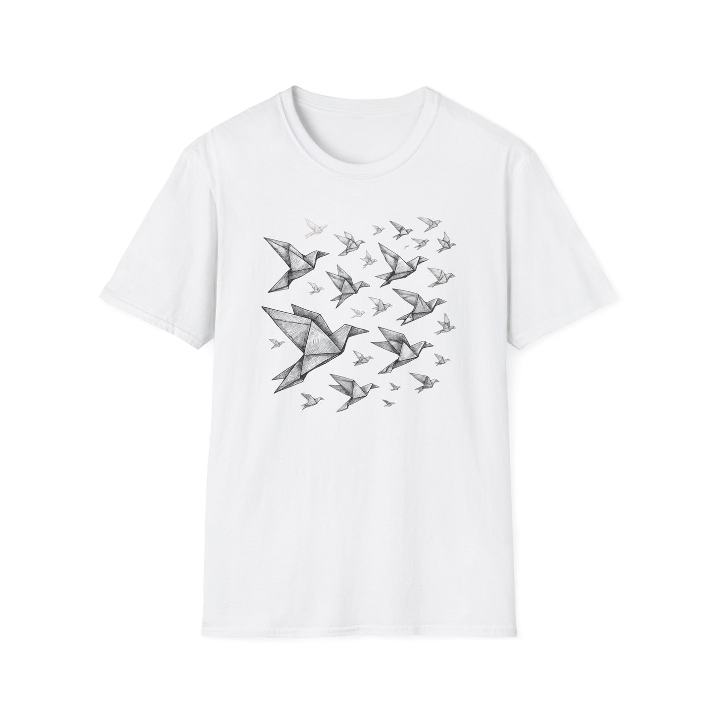 Origami Birds In Flight