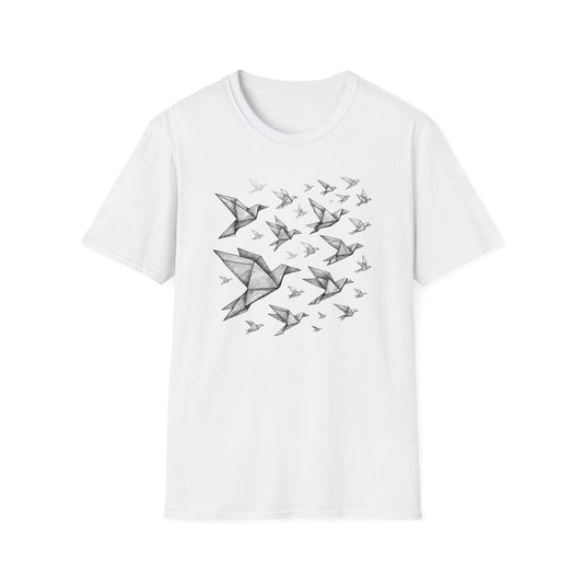 Origami Birds In Flight