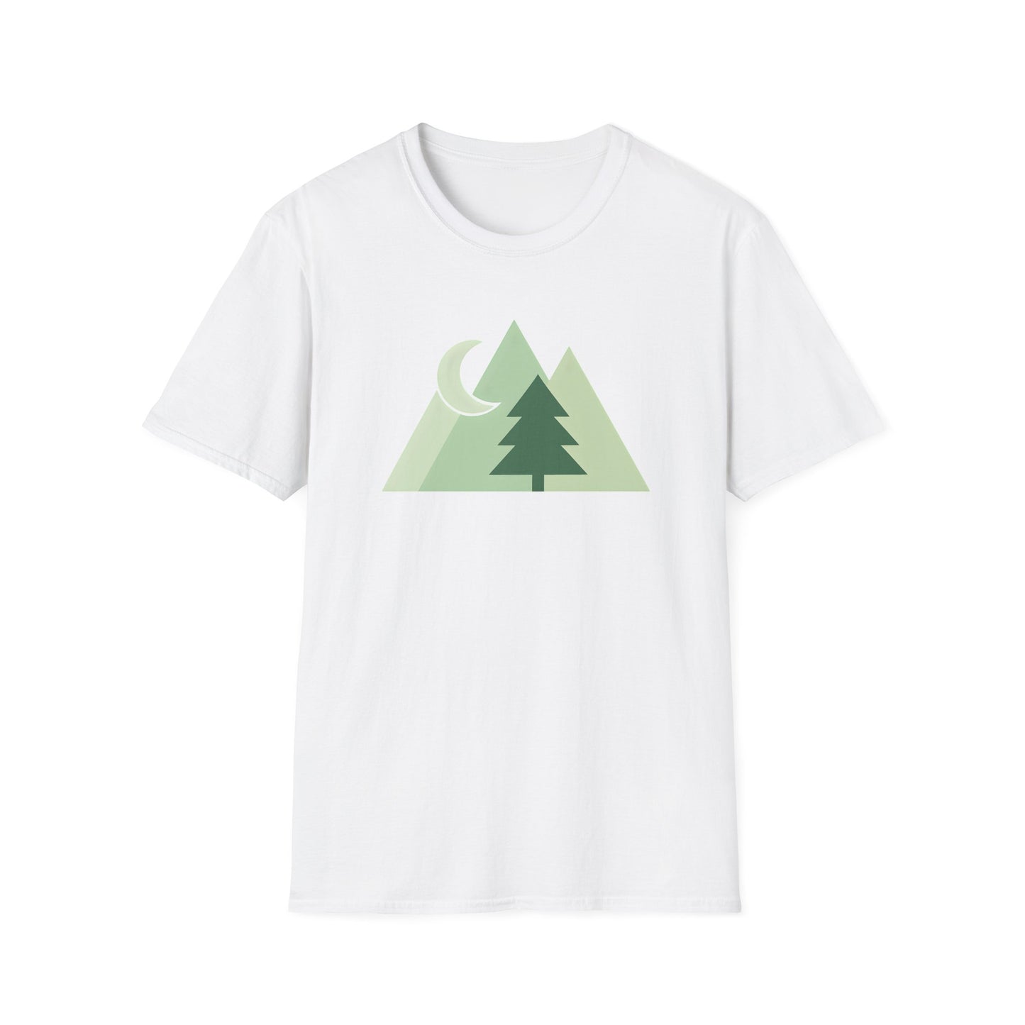 Greenscale Geometrical Mountains T-shirt