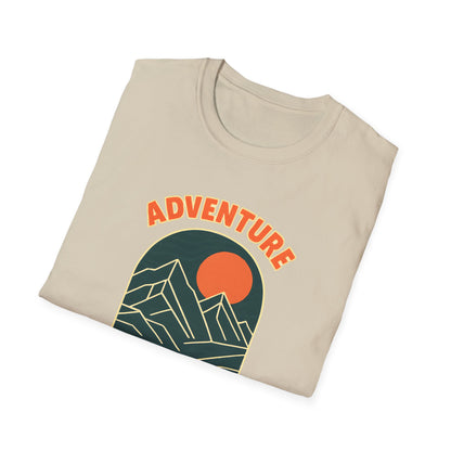 Adventure Awaits Mountain Landscape T-shirt