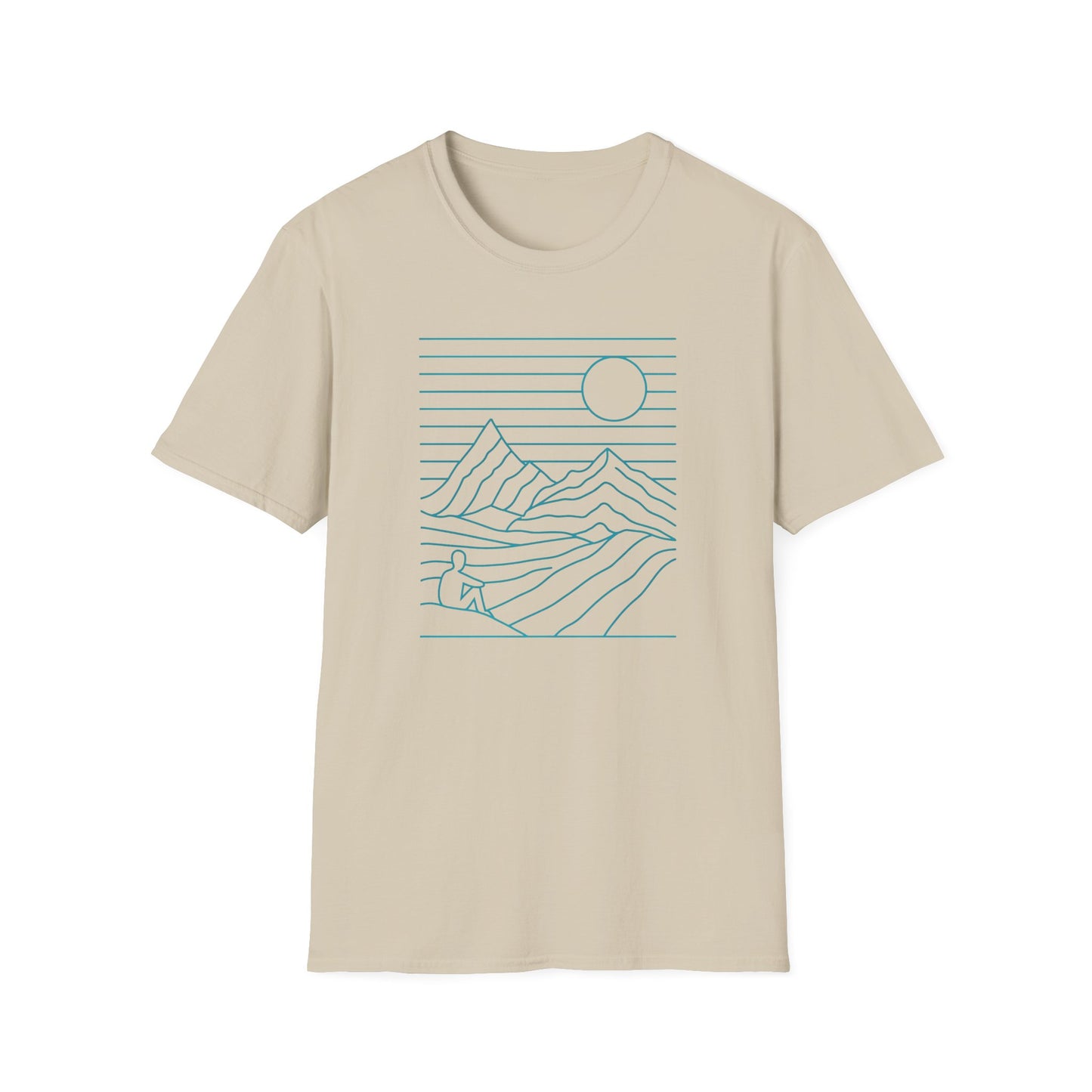 Notepad Line Landscape T-shirt