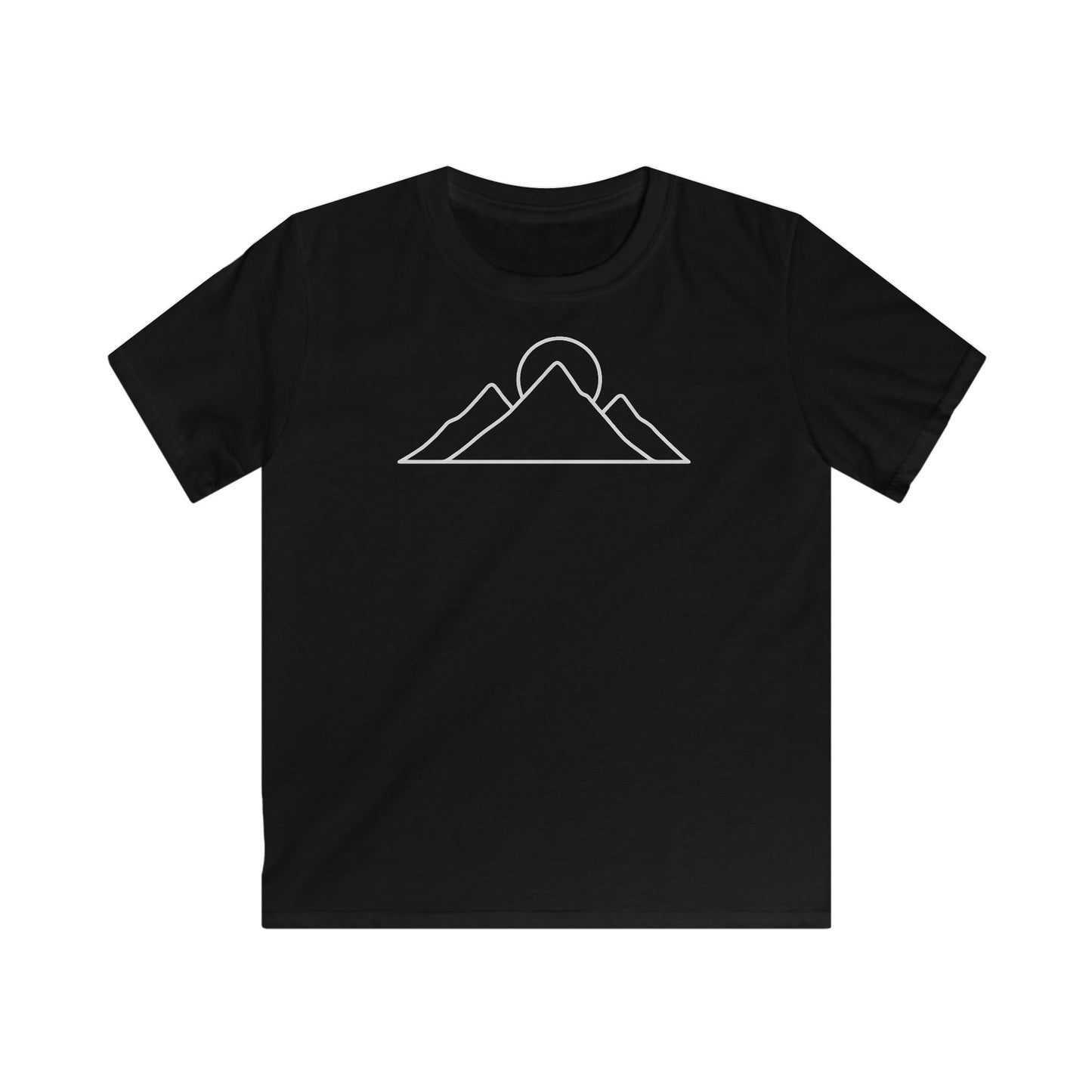 Children's Minimalist Mountain Sunrise T-shirt
