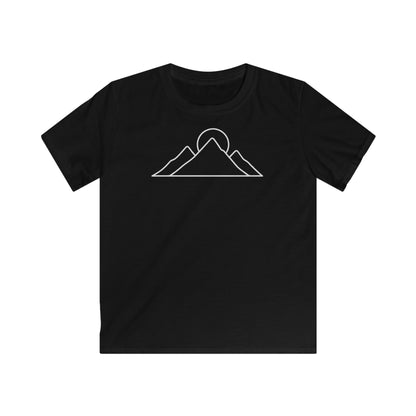 Children's Minimalist Mountain Sunrise T-shirt