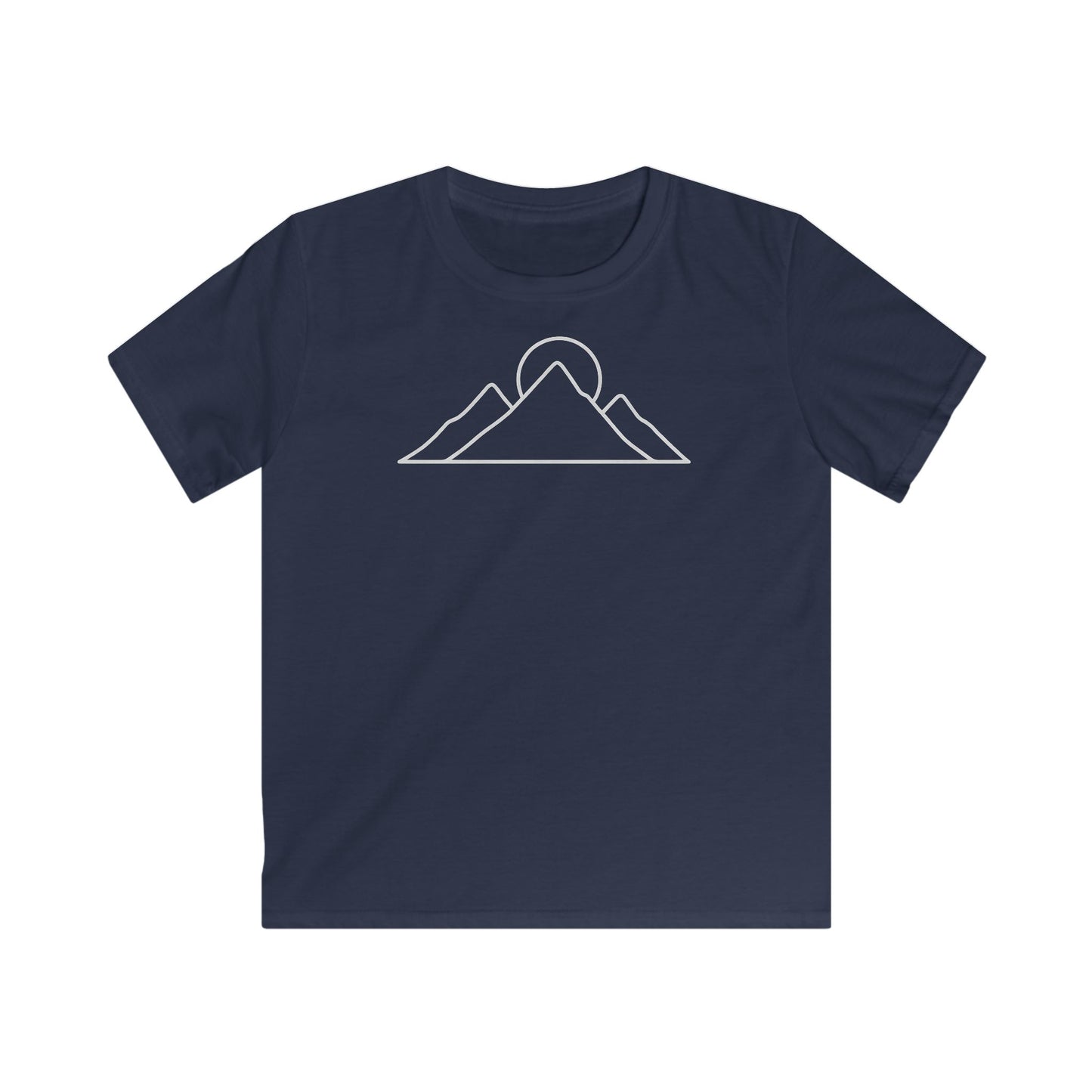 Children's Minimalist Mountain Sunrise T-shirt
