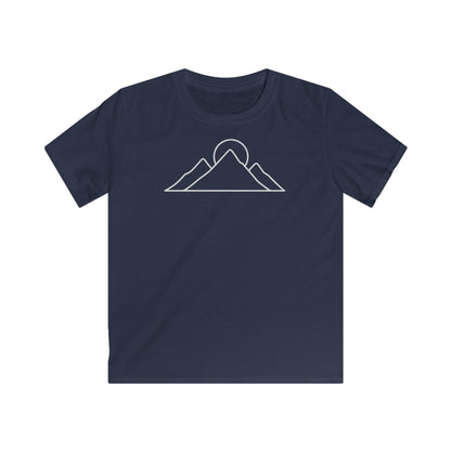 Children's Minimalist Mountain Sunrise T-shirt