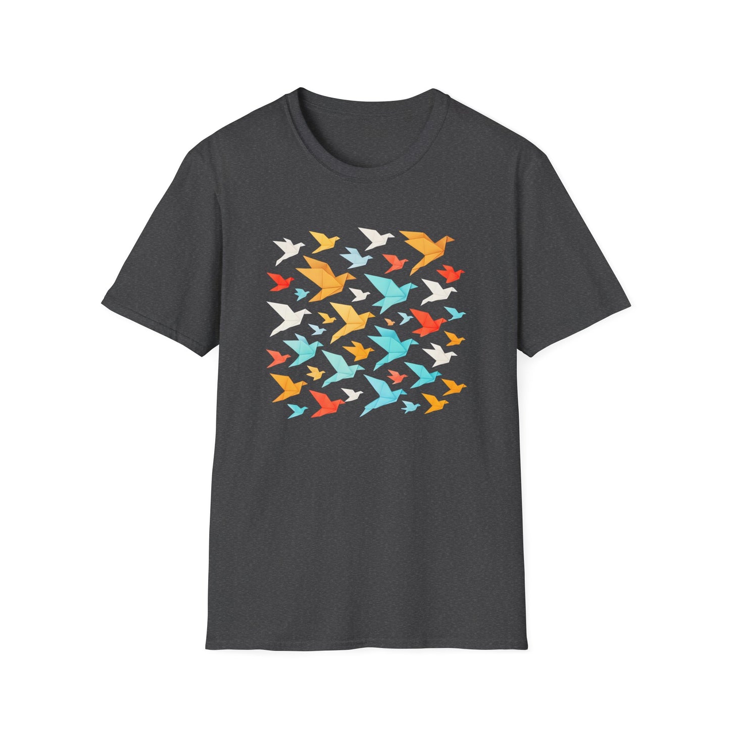 Origami Flock Of Birds T-shirt