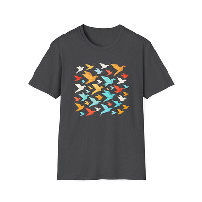 Origami Flock Of Birds T-shirt