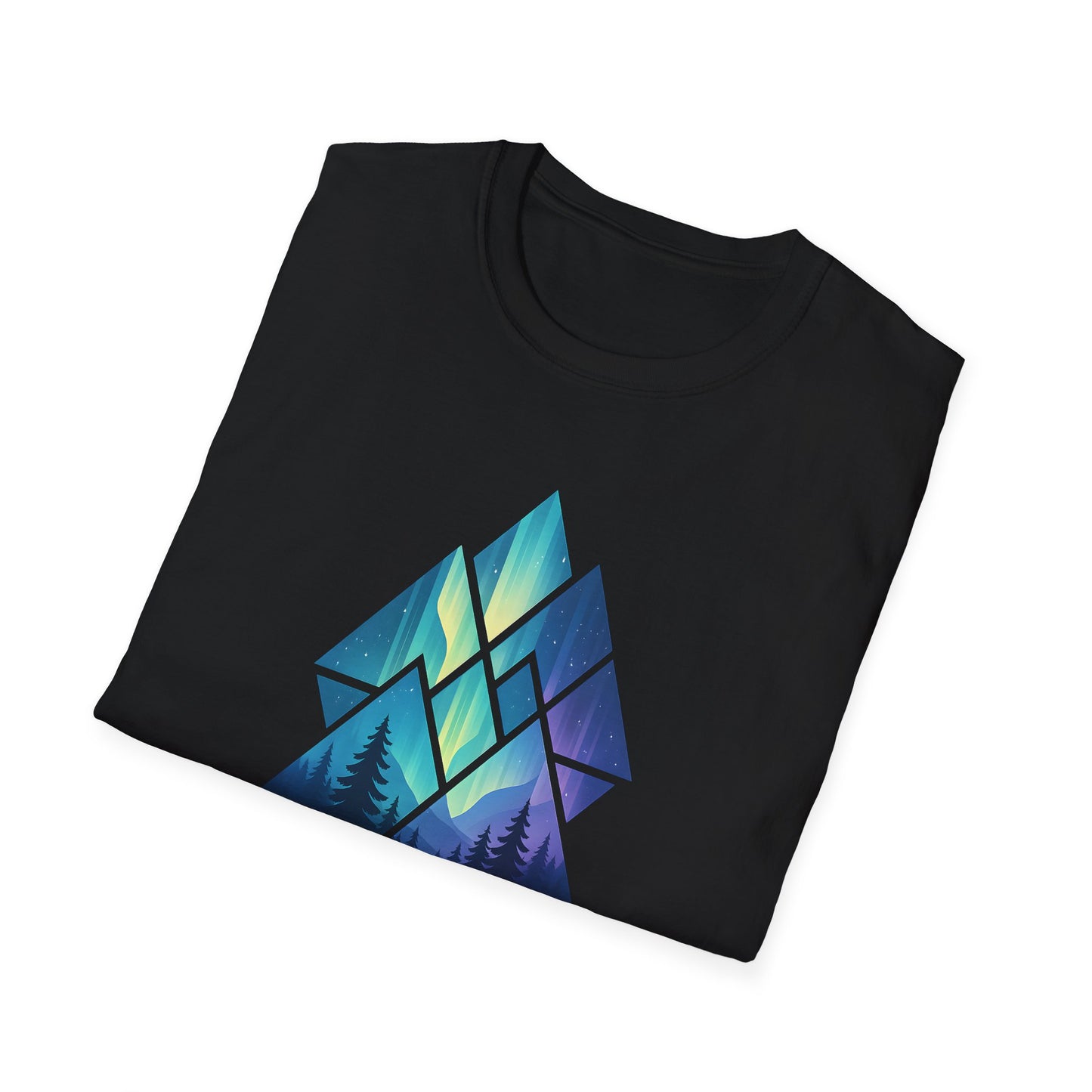 Geometric Diamond Aurora T-shirt