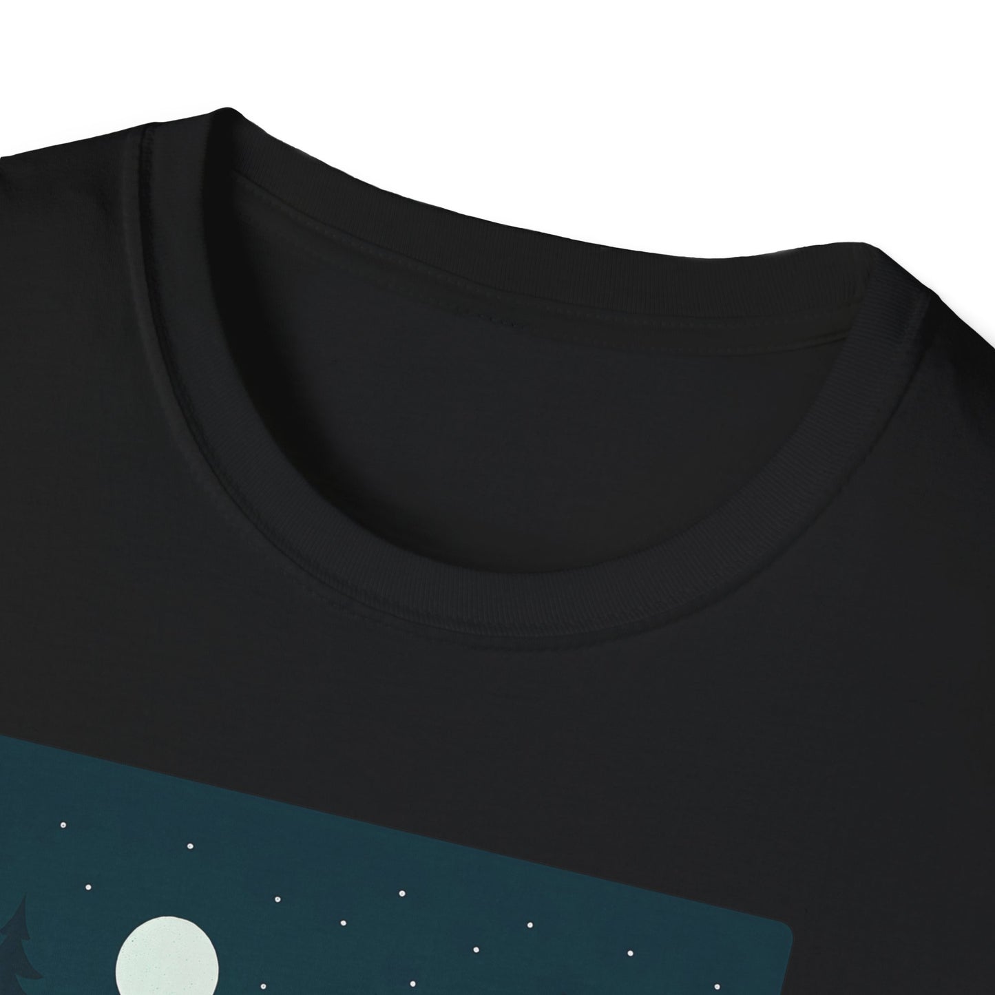 Dark Night Mountain Landscape