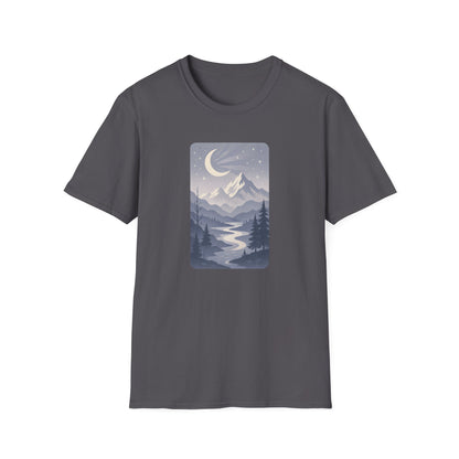 Moonlit Mountain Valley T-shirt