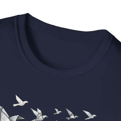 Origami Birds In Flight