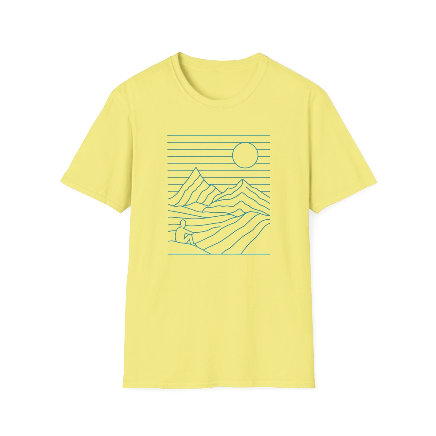 Notepad Line Landscape T-shirt