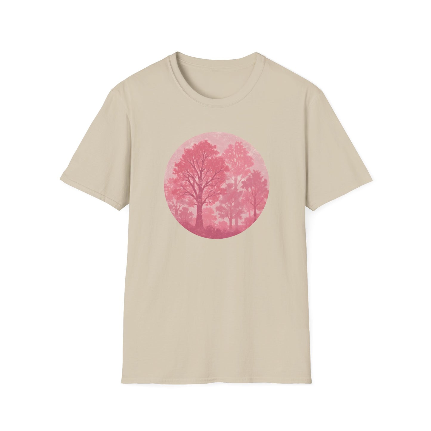 Forest Oil Painting Pinkscale