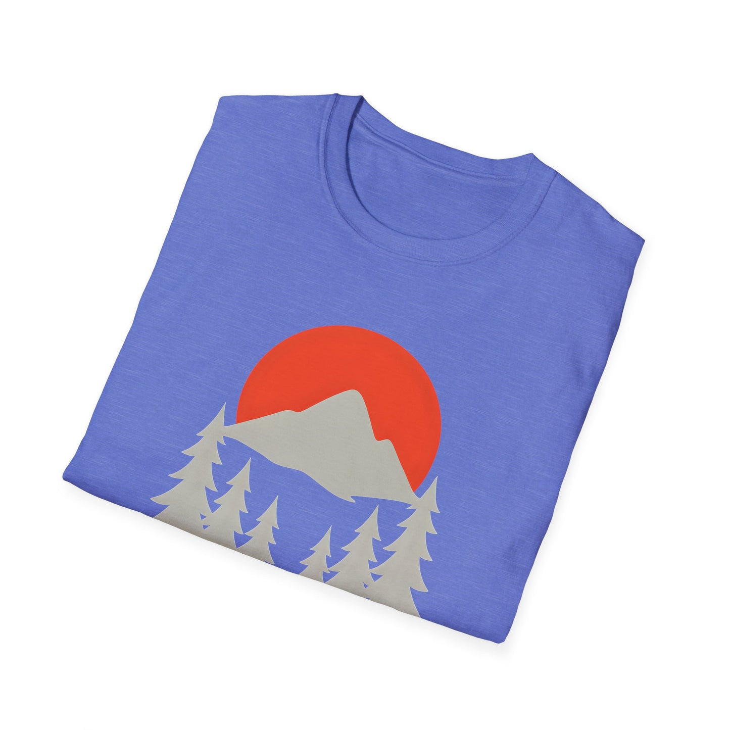 Grey Mountain Silhouette At Sunset T-shirt