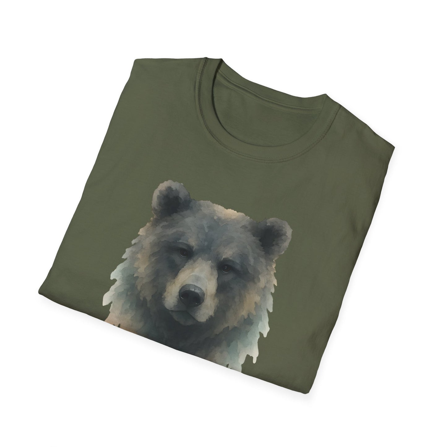 Bear Watercolor Portrait T-shirt