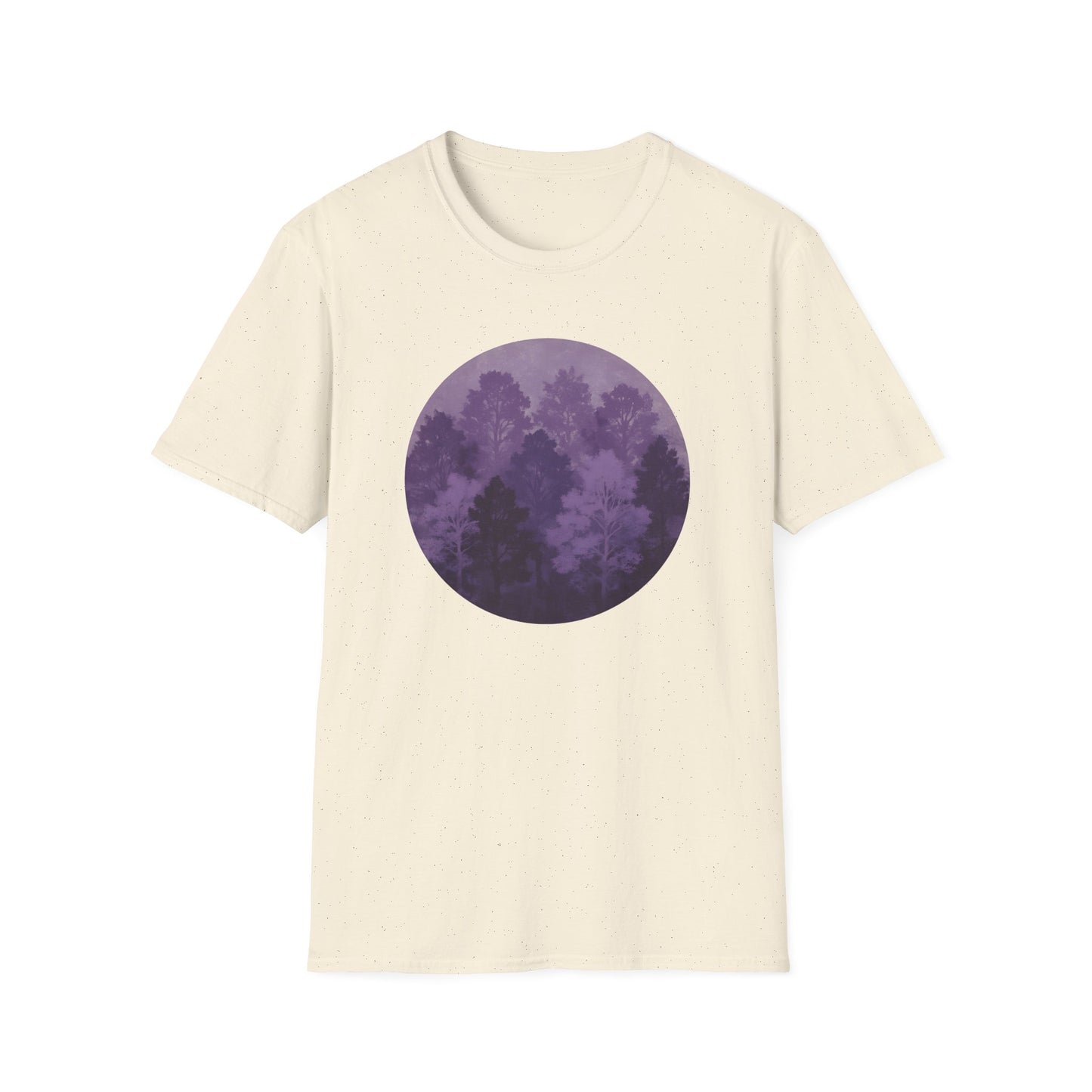Purple Forest Oil Painting T-shirt