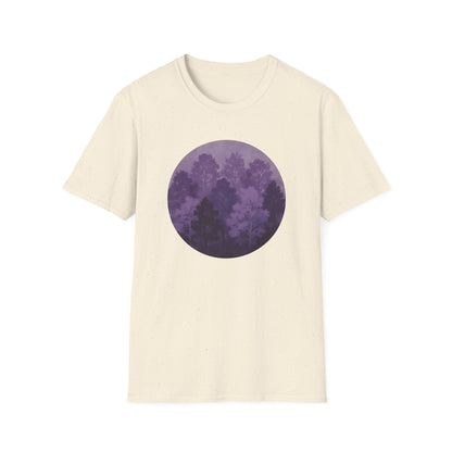 Purple Forest Oil Painting T-shirt