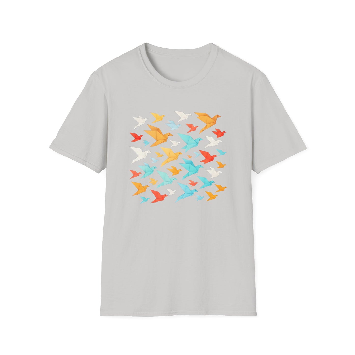 Origami Flock Of Birds T-shirt