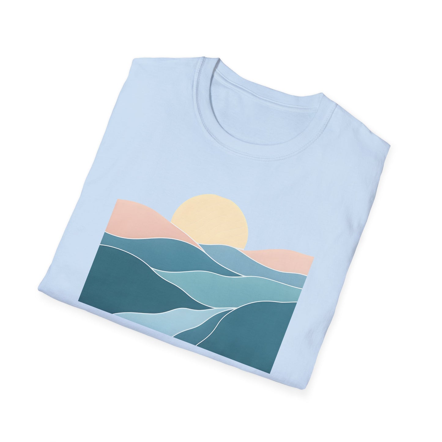 Sunset Over Rolling Hills T-shirt