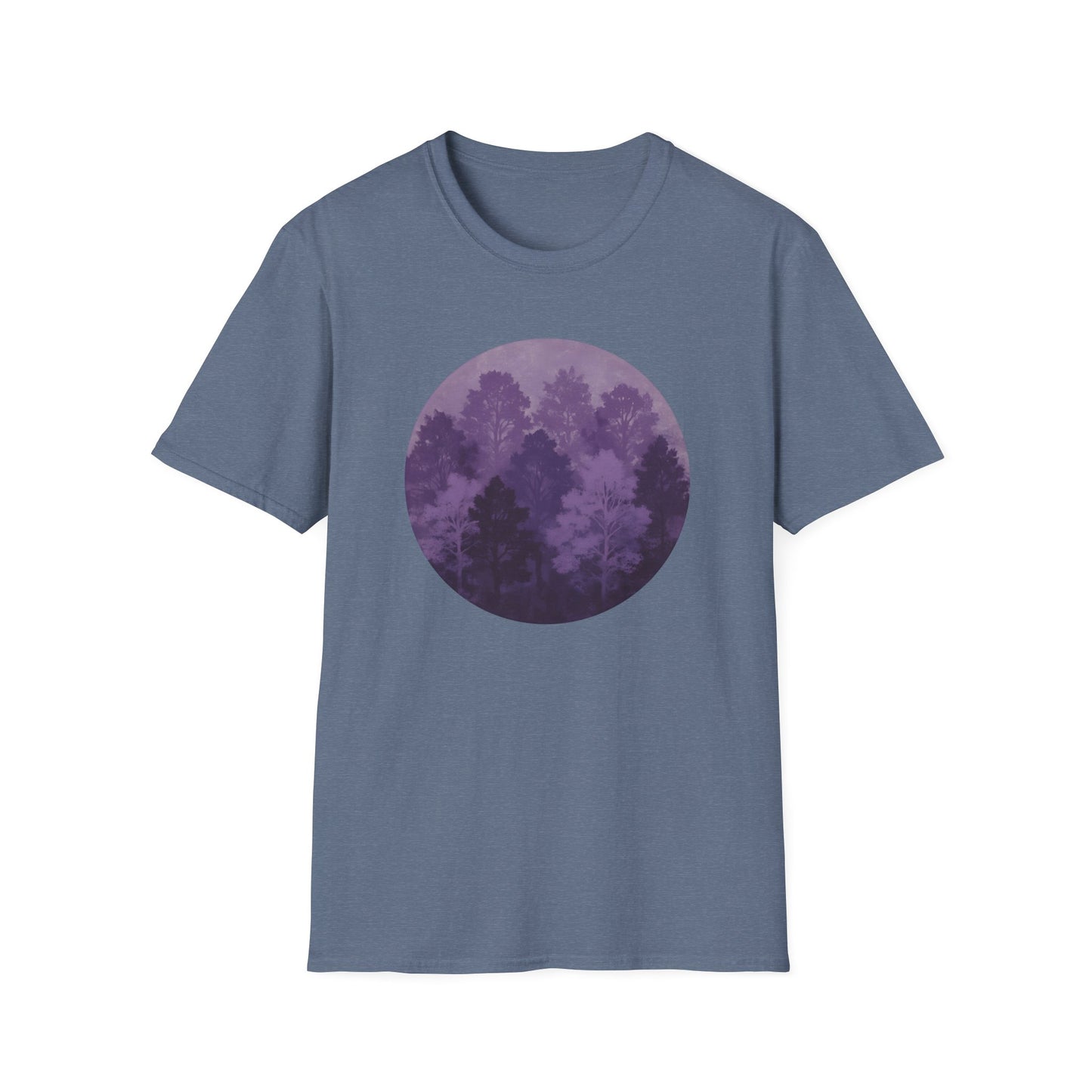 Purple Forest Oil Painting T-shirt