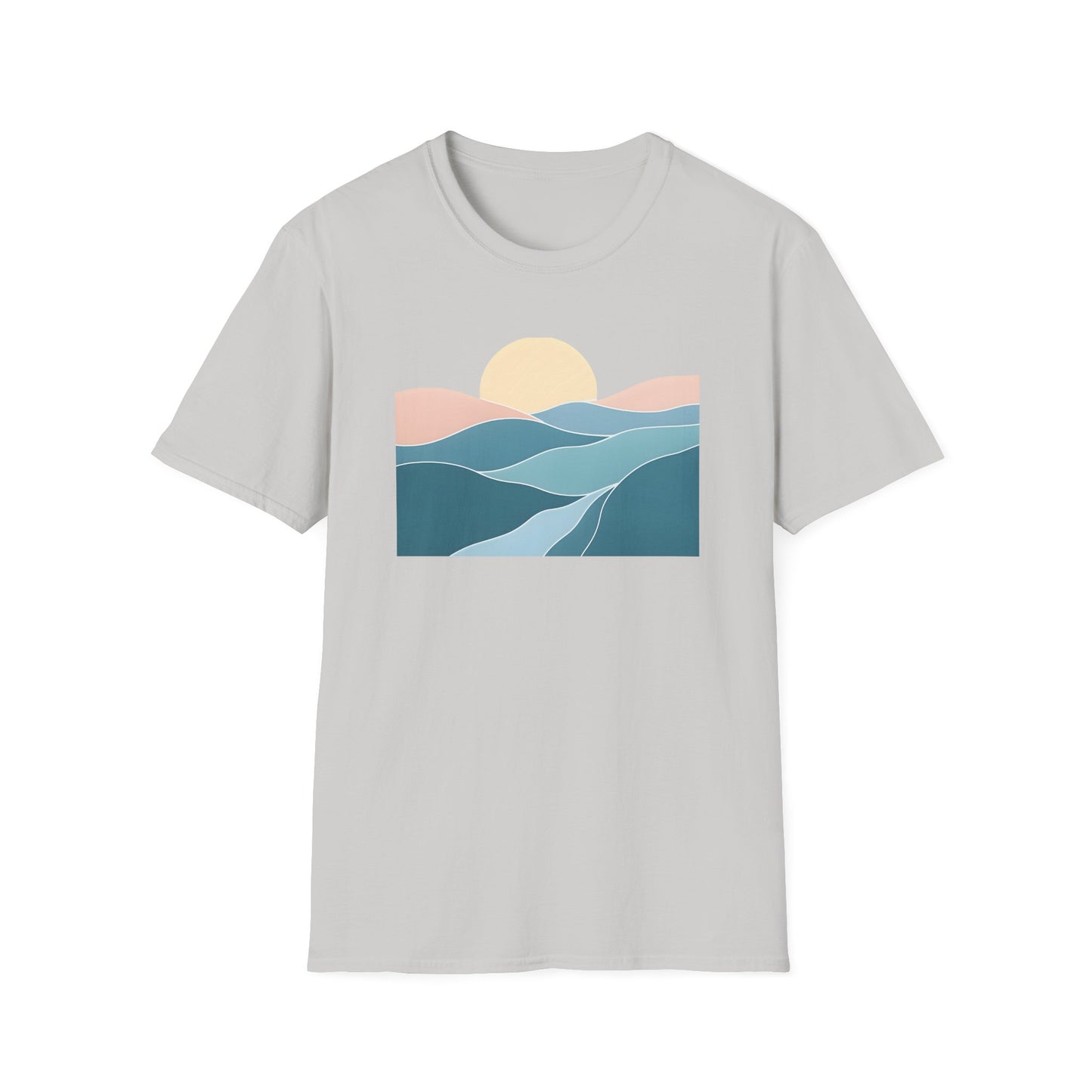 Sunset Over Rolling Hills T-shirt