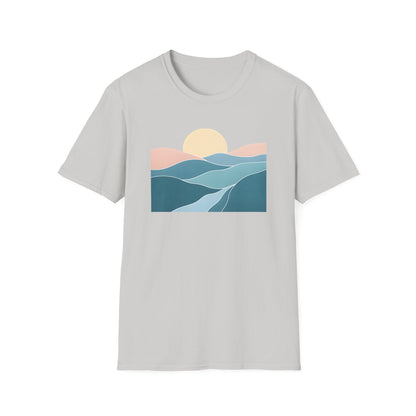 Sunset Over Rolling Hills T-shirt