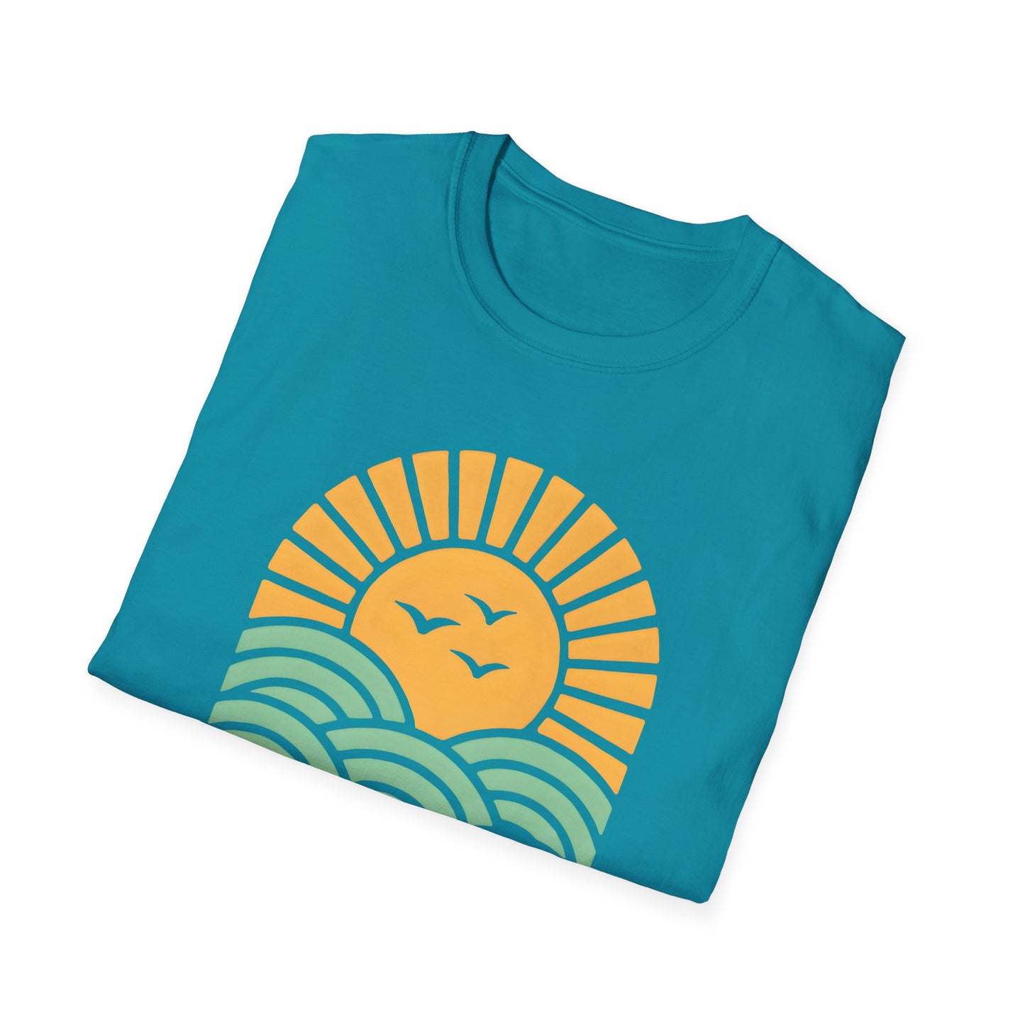 Sunrise Over Serene Waves T-shirt