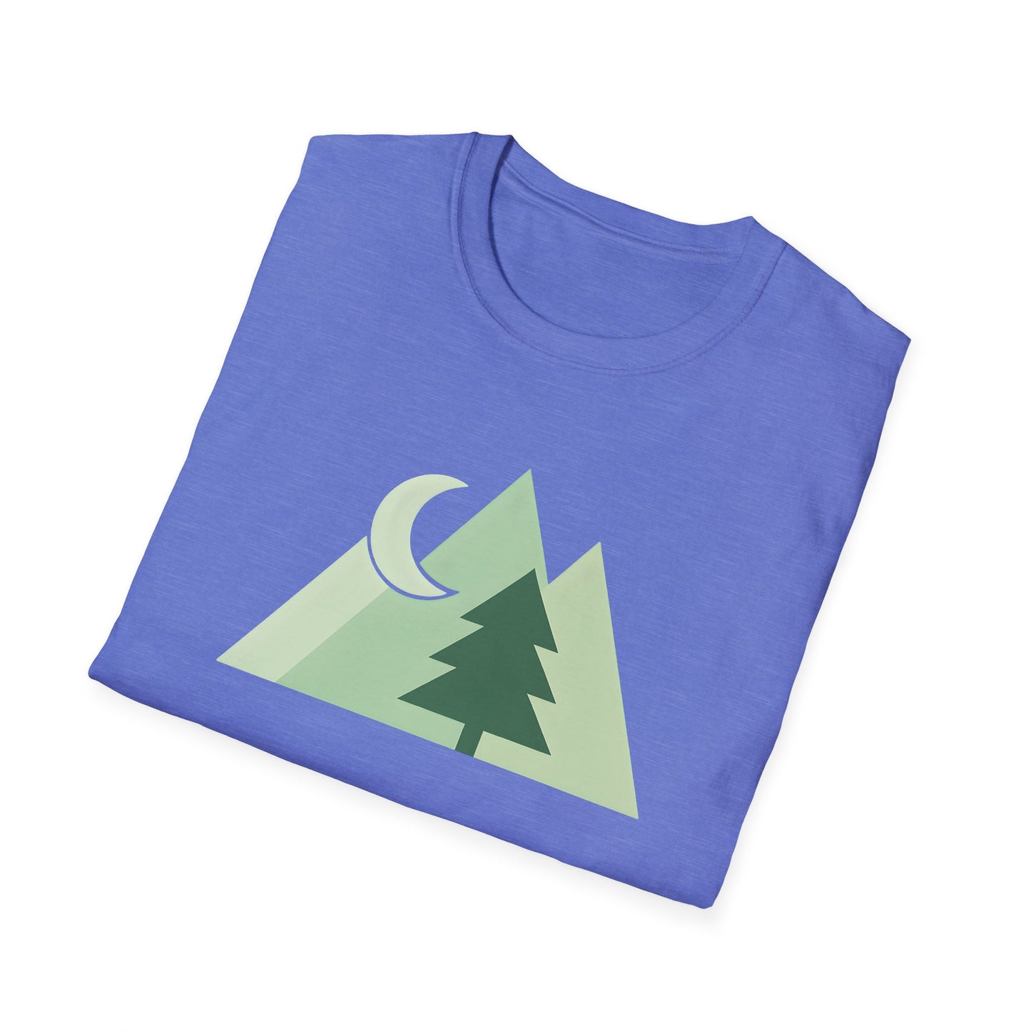 Greenscale Geometrical Mountains T-shirt