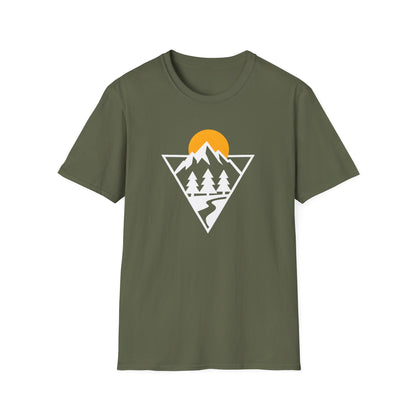 Minimalist Diamond Mountain Valley T-shirt