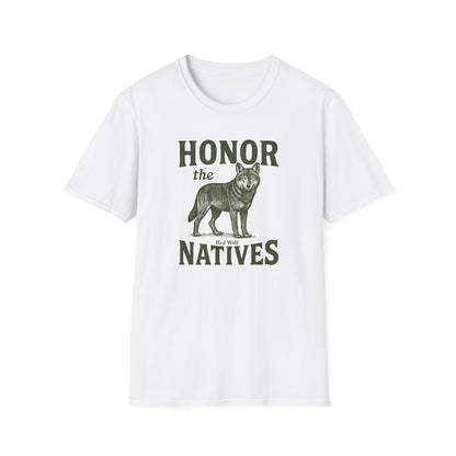 Honor The Natives Red Wolf