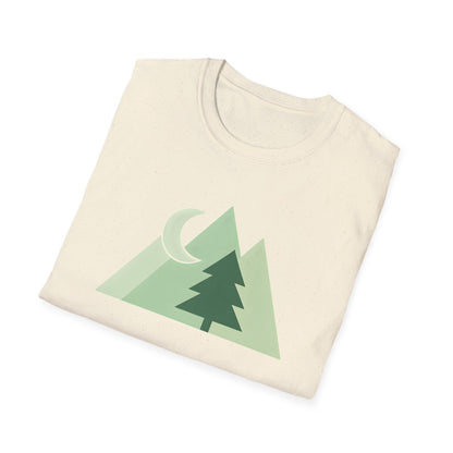 Greenscale Geometrical Mountains T-shirt