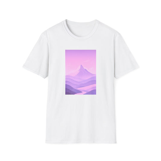 Layered Valley Violets Landscape T-shirt