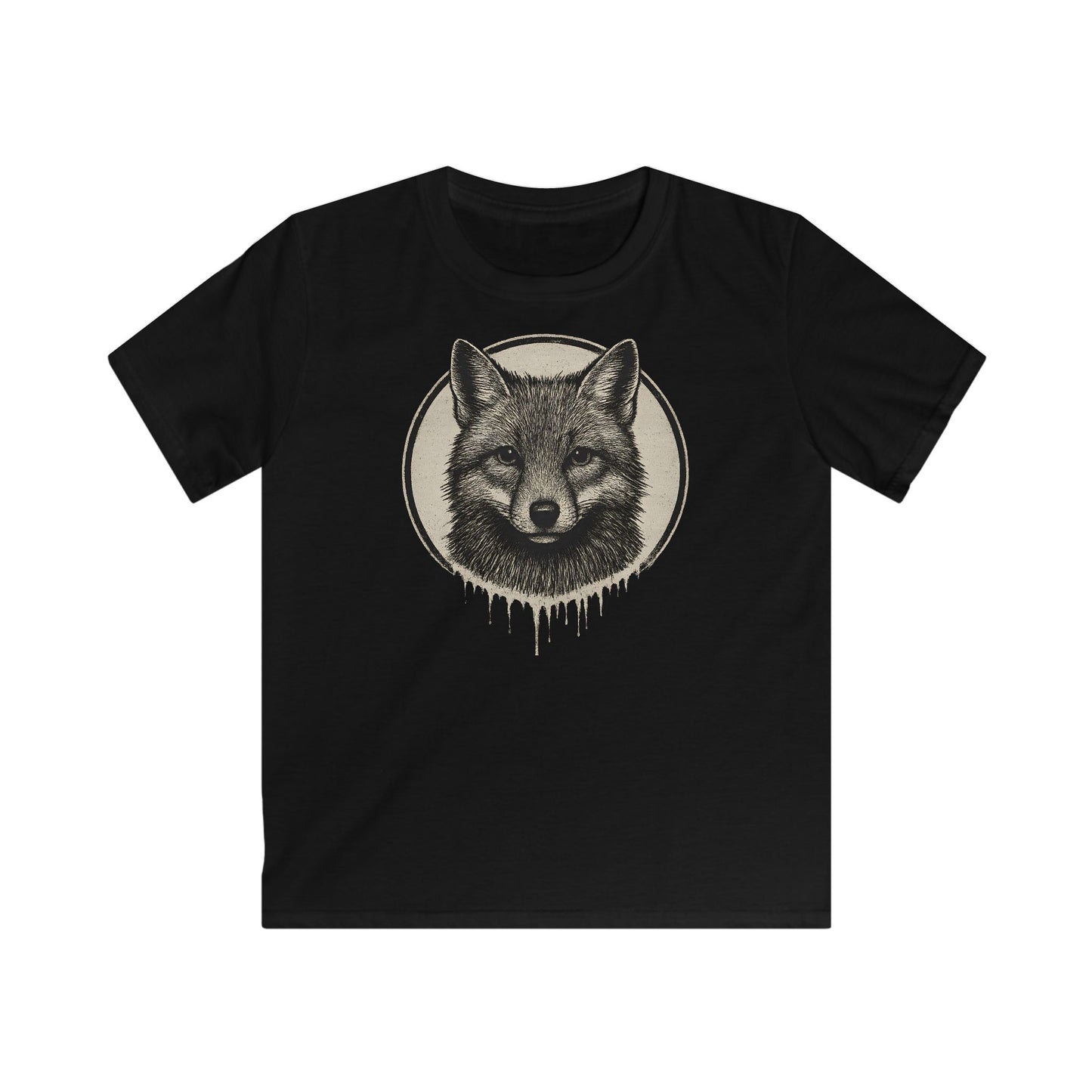Children's Fox Portrait T-shirt