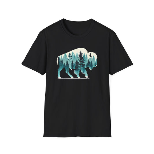 Bison Inner Winter Landscape T-shirt