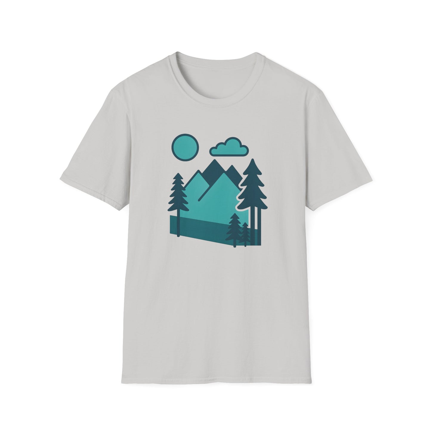 Minimalist Mountain Landscape T-shirt