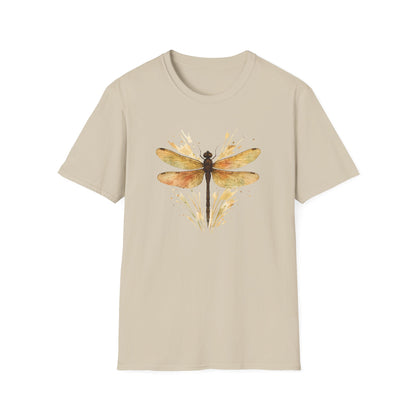 Dragonfly Gold Splash T-shirt