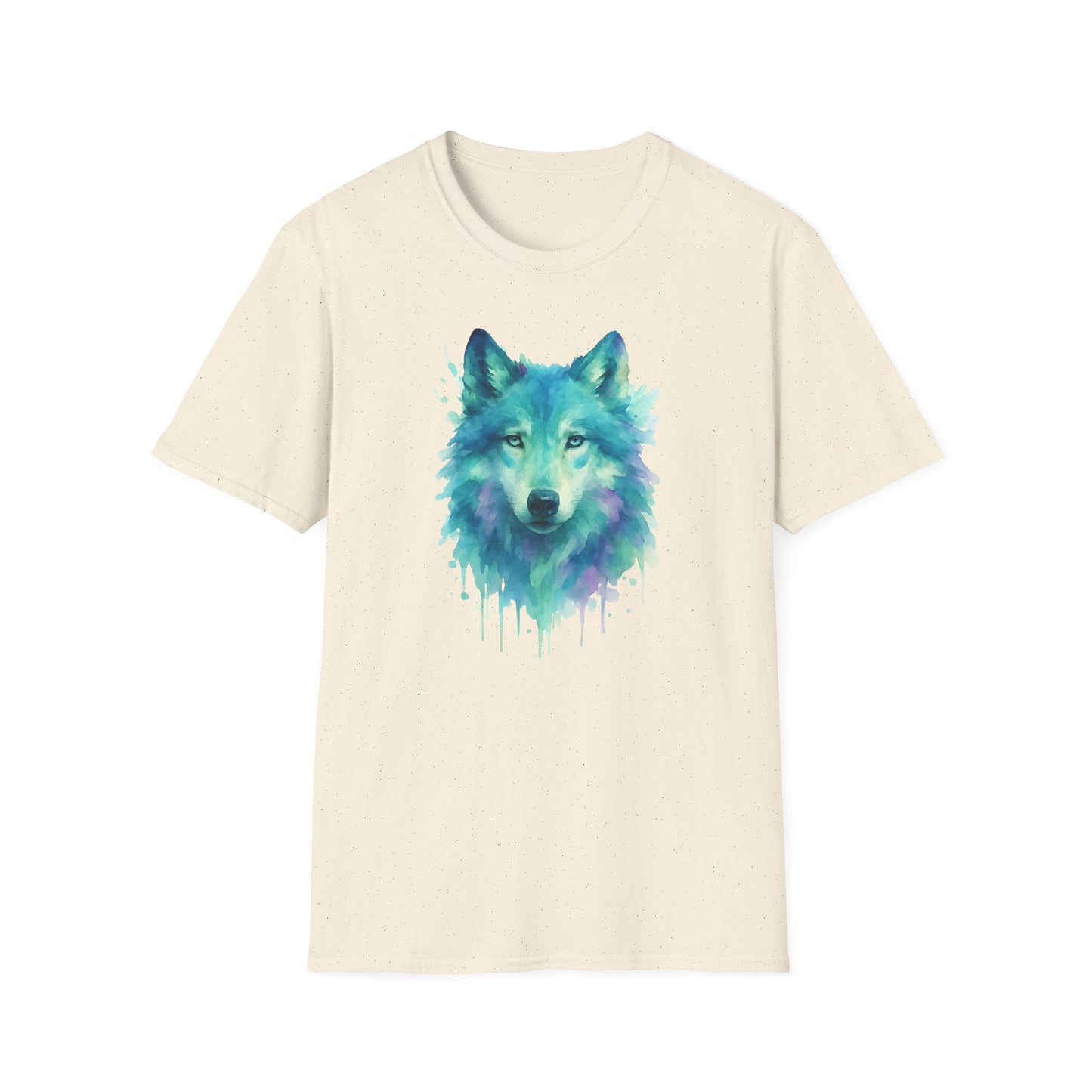 Watercolor Wolf Portrait