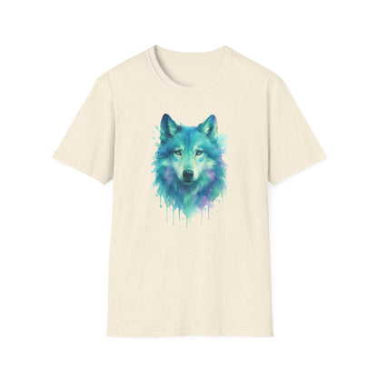 Watercolor Wolf Portrait