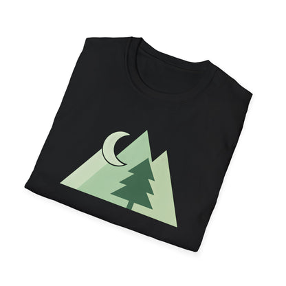 Greenscale Geometrical Mountains T-shirt