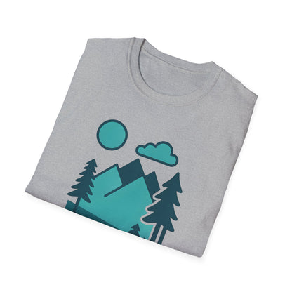 Minimalist Mountain Landscape T-shirt