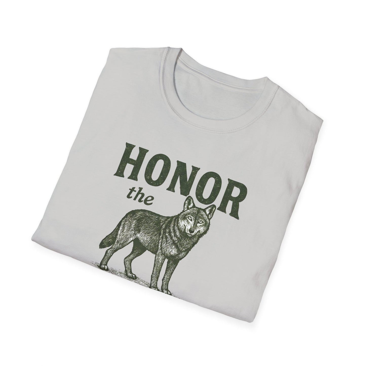 Honor The Natives Red Wolf