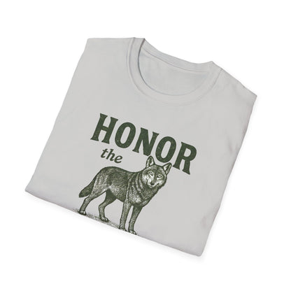 Honor The Natives Red Wolf
