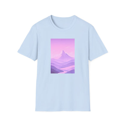 Layered Valley Violets Landscape T-shirt