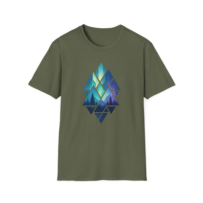 Geometric Diamond Aurora T-shirt