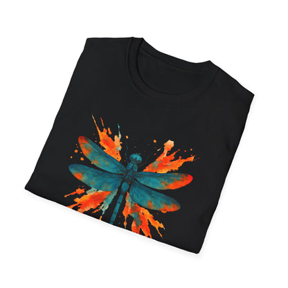 Dragonfly Red Splash T-shirt
