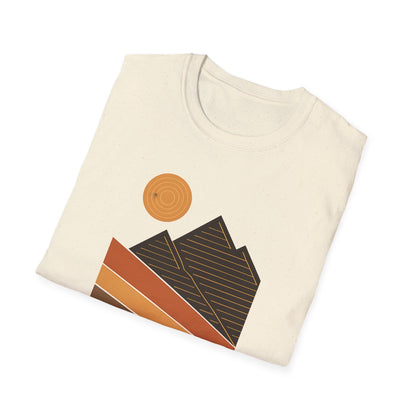 Geometric And Topographic Landscape T-shirt