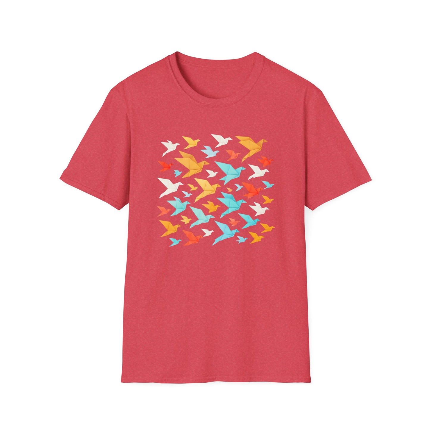 Origami Flock Of Birds T-shirt
