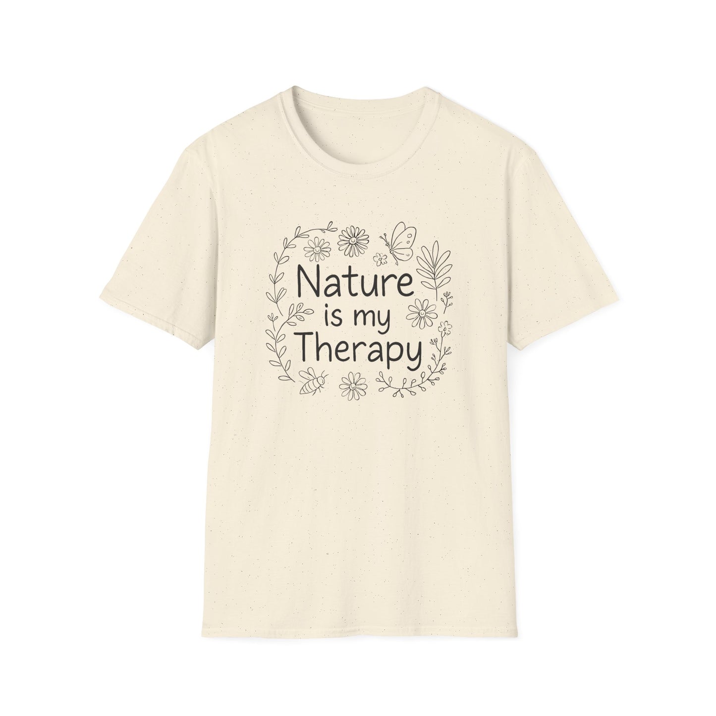 Nature Is My Therapy Minimalist T-shirt