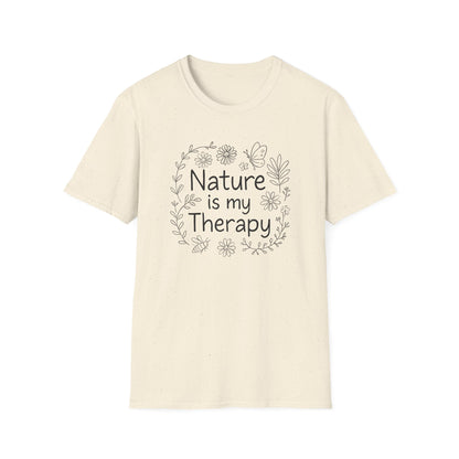 Nature Is My Therapy Minimalist T-shirt